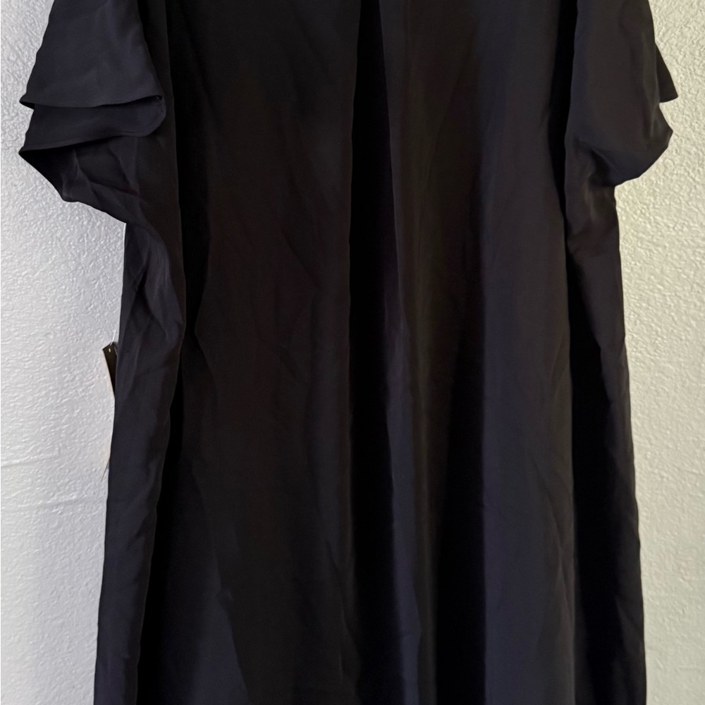 RACHEL Rachel Roy Black Short Sleeve Dress New #11 - Picture 3 of 9